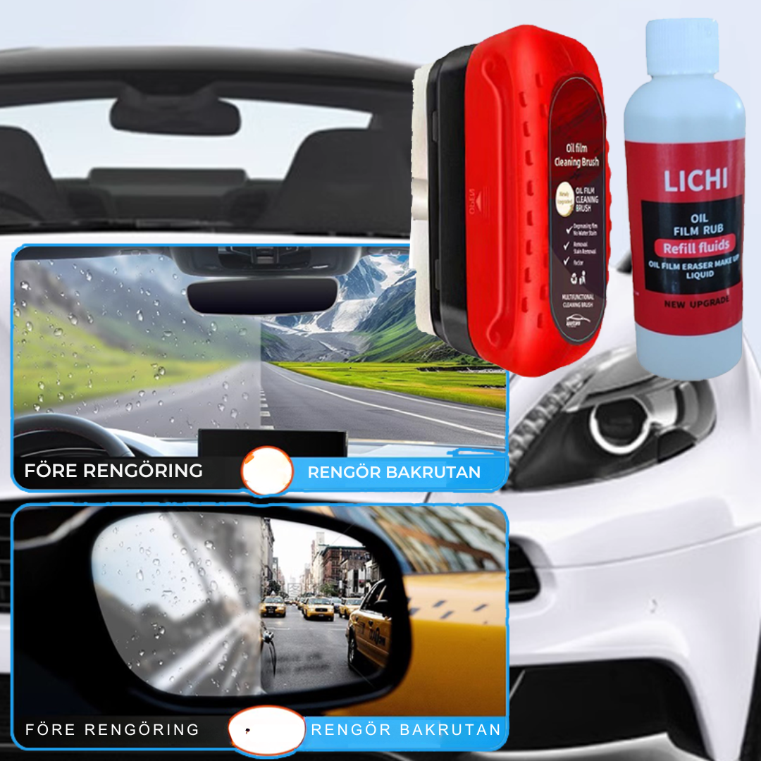 💧 ClearShield™ – Nanoteknologi som stöter bort vatten, smuts och dimma