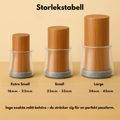 🪑 NordGlide™ – Mjuka, tysta och skyddande – varje gång du flyttar stolen.