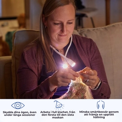 ⚡ FlexiNeckLight™ – Handsfree ljus – exakt där du behöver det.