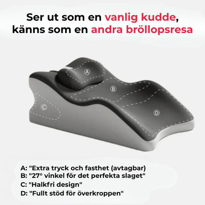 🌙 IntimaFlow™ Kudde - Diskret form. Intensiv upplevelse.