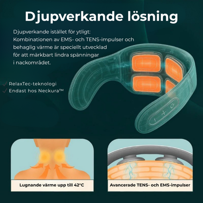 🌙 NeckReliefPro™ 11-i-1 Nacklösning - Sov bättre, slappna av snabbare, lev lättare.