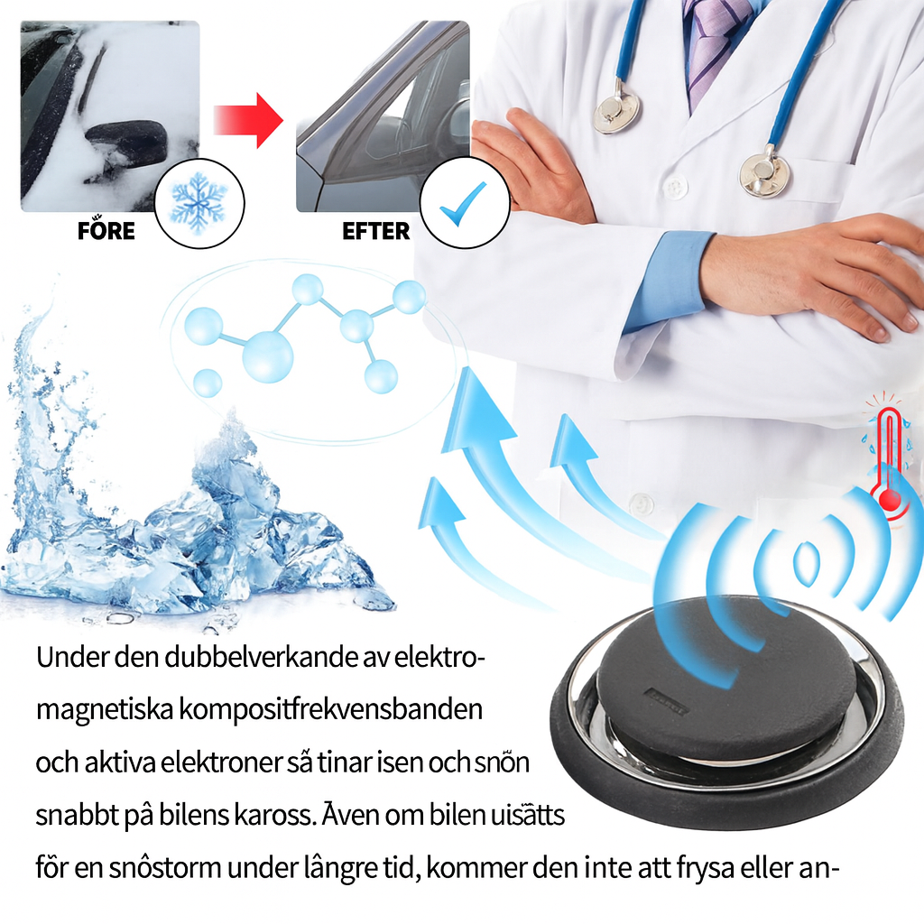 ❄️ IceMeltPro™ – Alltid klara rutor, även i hård frost.