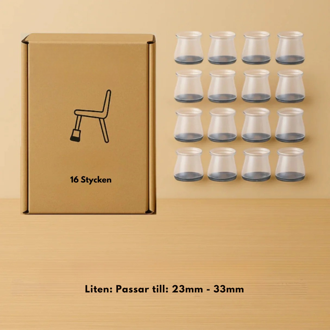 🪑 NordGlide™ – Mjuka, tysta och skyddande – varje gång du flyttar stolen.