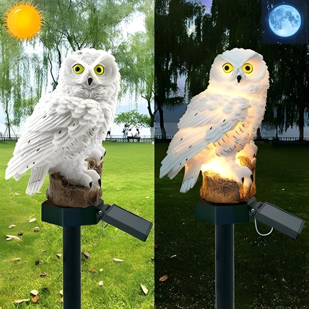 🦉 SolarOwl™ – Lys upp din trädgård med naturlig charm