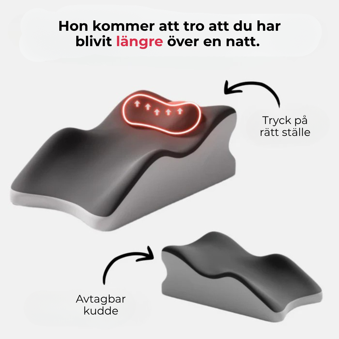 🌙 IntimaFlow™ Kudde - Diskret form. Intensiv upplevelse.