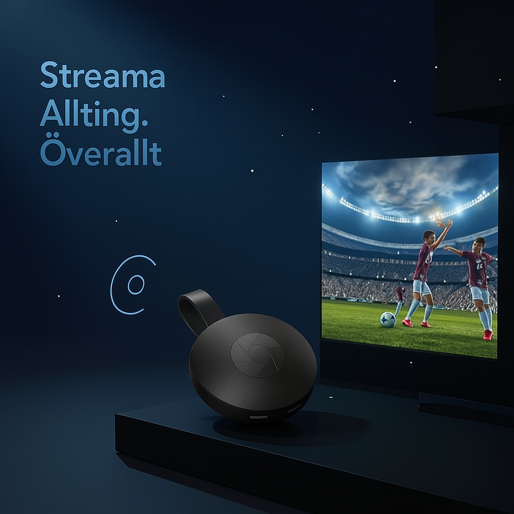 📲 iCastBridge™ – Plugga in, anslut och njut i HD-kvalitet