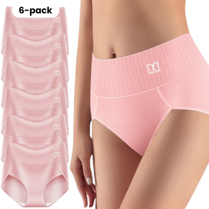 ✨ FemmiShape™ - 6-pack Andas & Bekväma Höga Midjetrosor med Magstöd