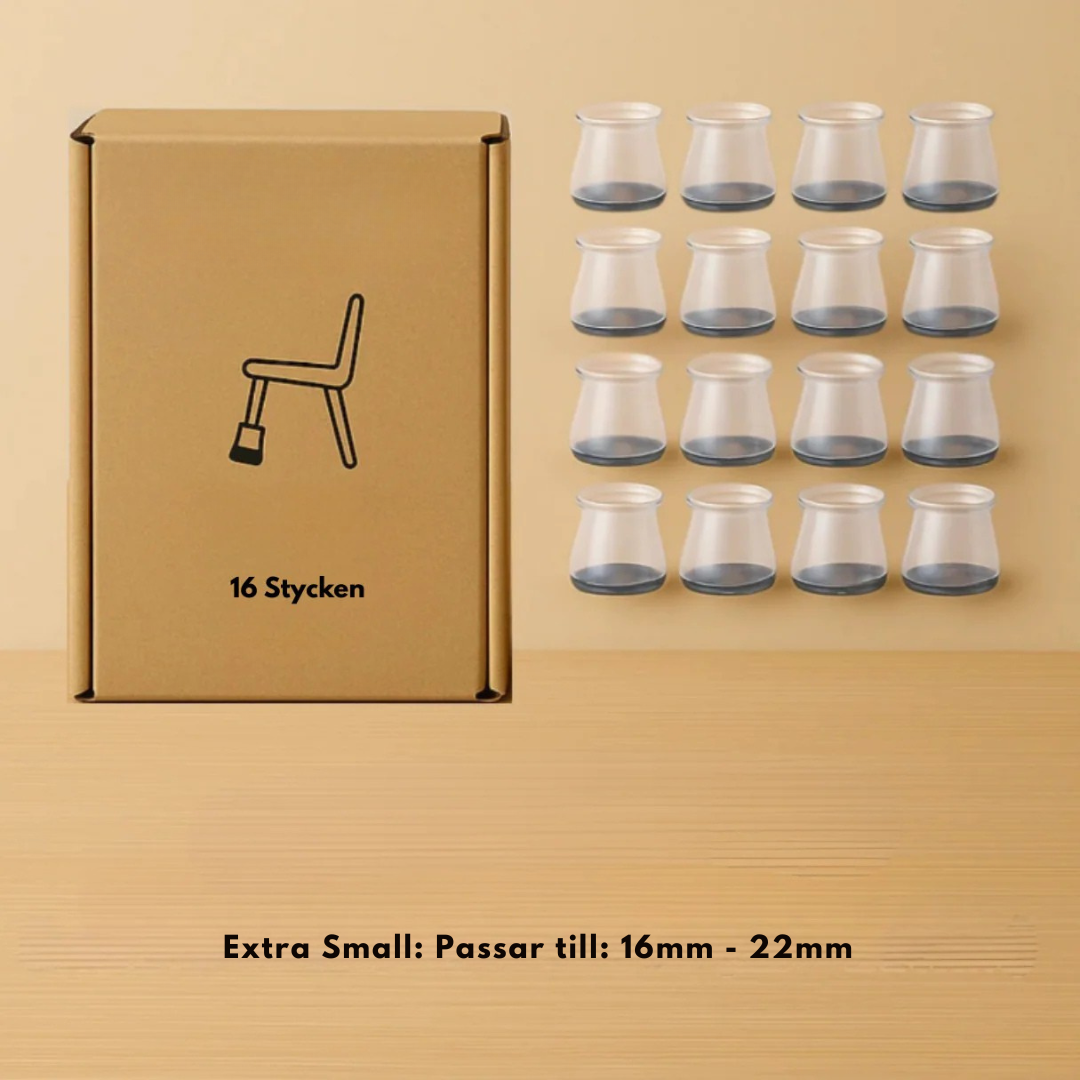 🪑 NordGlide™ – Mjuka, tysta och skyddande – varje gång du flyttar stolen.