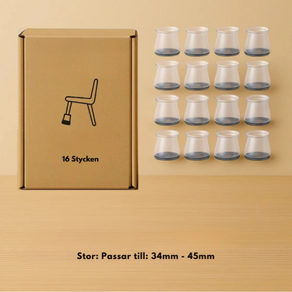 🪑 NordGlide™ – Mjuka, tysta och skyddande – varje gång du flyttar stolen.